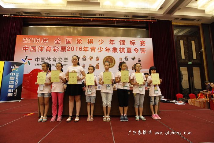 2016年全国象棋少年锦标赛女子丙组前八名 2016年全国象棋少年锦标赛女子丙组前八名