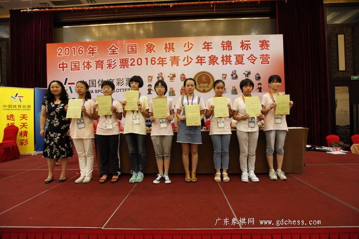 2016年全国象棋少年锦标赛女子乙组前八名 2016年全国象棋少年锦标赛女子乙组前八名