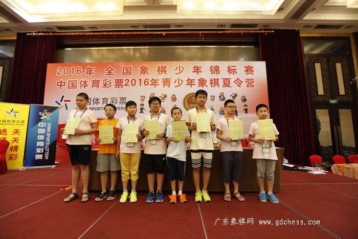 2016年全国象棋少年锦标赛男子丙组前八名 2016年全国象棋少年锦标赛男子丙组前八名